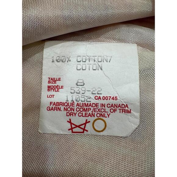 Vintage JSC Mini Dress Sleeveless Goemetric Print Pink Orange Size 8 Retro 60's - Picture 9 of 9